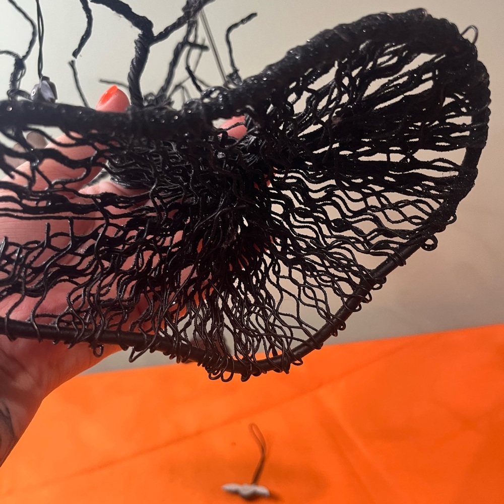 6/$25 Halloween Black Tree Decor with Ghost and Sign Accents - Picture 9 of 16